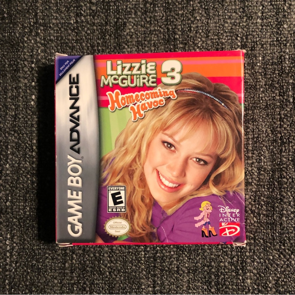 Lizzie McGuire 3 GameBoy Advance Game Complete In Box with Manual Nintendo